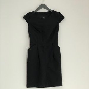 OPEN IN THE BACK MINI BLACK h&m dress